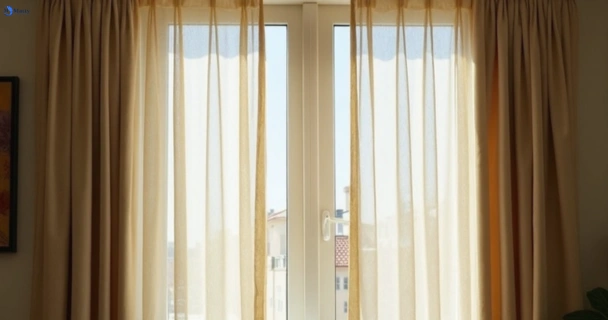 Dull dusty drapes in lilyvale-nsw before professional cleaning